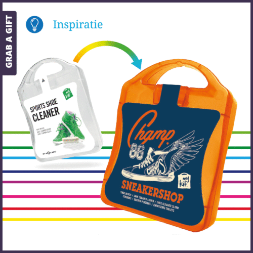 Grab a Gift - MyKit met eigen Full Colour etiketten