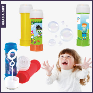 Grab a Gift - Bellenblaas bedrukken met logo of foto