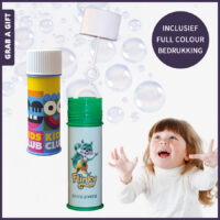 Pustefix Bellenblaas met Full Colour bedrukte wikkel
