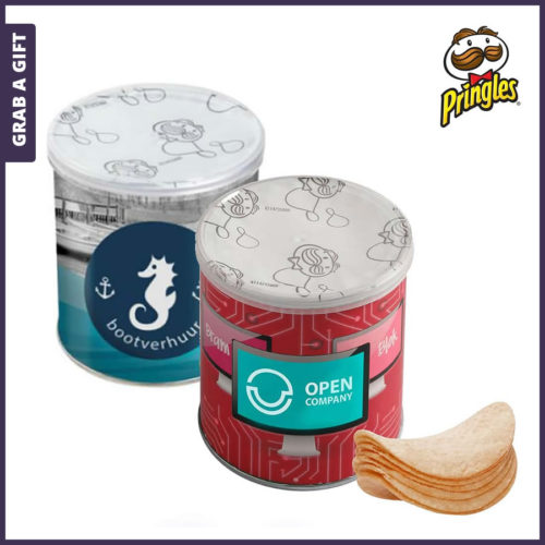 Grab a Gift - Mini Pringles met Full Colour bedrukte wikkel