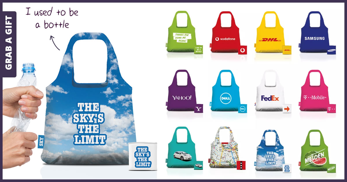 Opvouwbare sales tas bedrukken