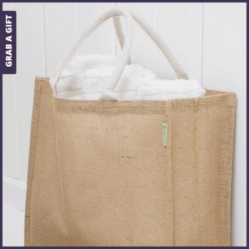 Grab a Gift - JUTE tas POPULAIR bedrukken met logo