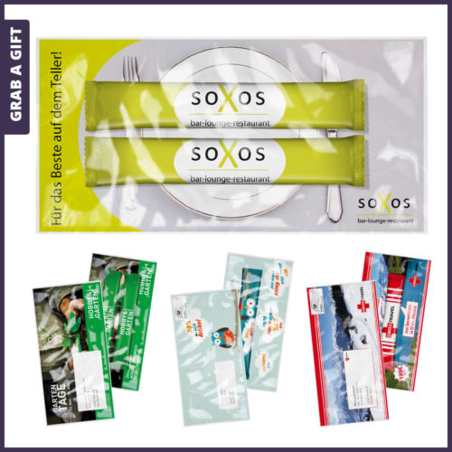 Grab a Gift - Theestaafjes bedrukken met logo voor mailing