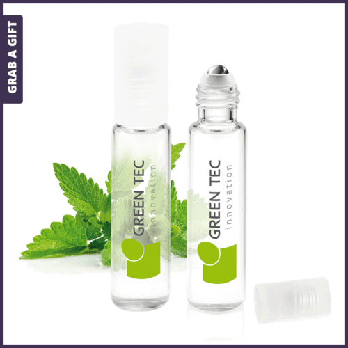 Grab a Gift - Bedrukken etiket Aroma Roll-on Cool Mind