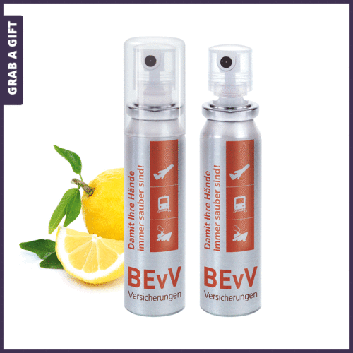 Grab a Gift - Etiket handreinigingsspray bedrukken met logo