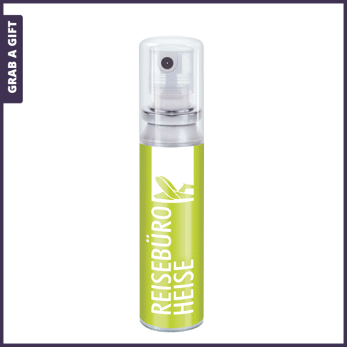 Grab a Gift - Etiket zonnebrand spray bedrukken met logo