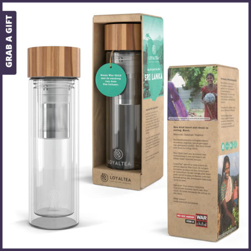 Grab a Gift - LoyalTea To Go Tea infuser bedrukken met logoGrab a Gift - LoyalTea To Go Tea infuser bedrukken met logo