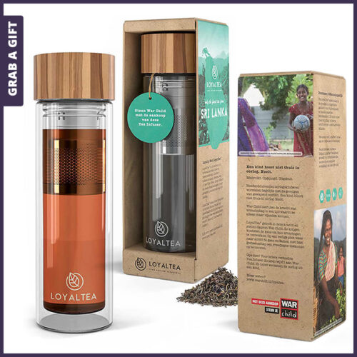 LoyalTea Tea To Go-fles als duurzaam en praktisch relatiegeschenk