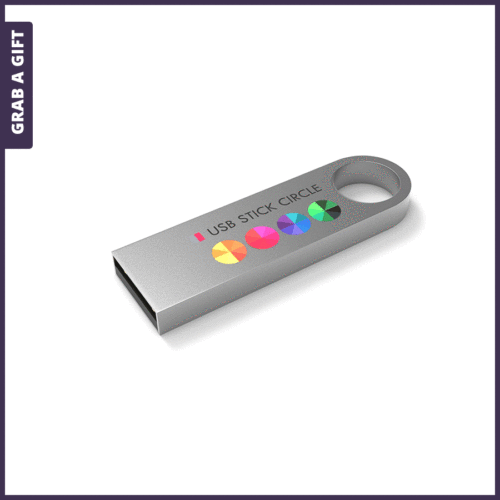 Grab a Gift - USB Stick E-Circle bedrukken met logo