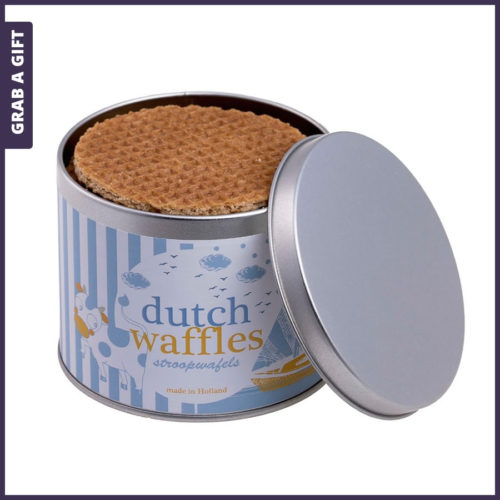 Grab a Gift - 8 Stroopwafels in blik als relatiegeschenk