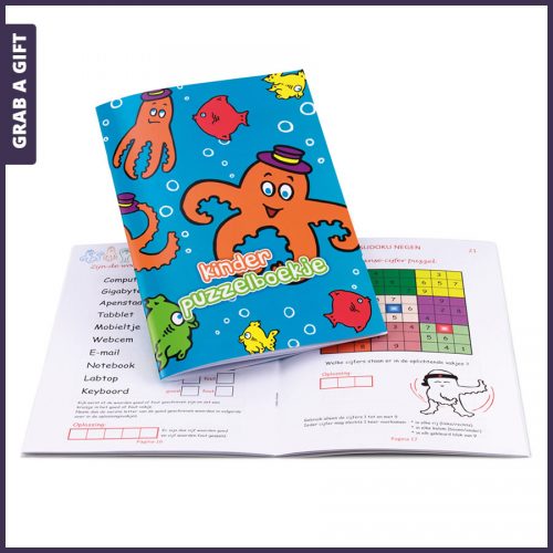 Grab a Gift - Puzzelboekjes voor kinderen Full Colour bedrukken