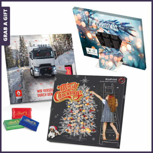Grab a Gift Adventskalenders 2022 - Mini Reep advent kalender volledig in kleur bedrukken