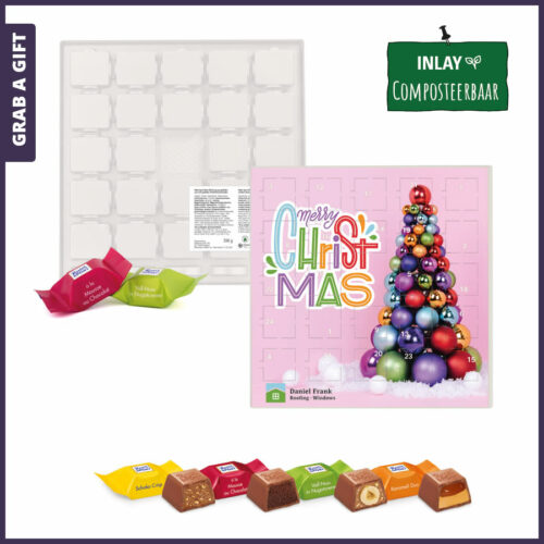 Grab a Gift Adventskalenders 2022 - Vierkante Advent kalender volledig in kleur bedrukken