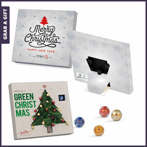 Grab a Gift Adventskalenders 2022 - Mini kogel advent kalender volledig in kleur bedrukken