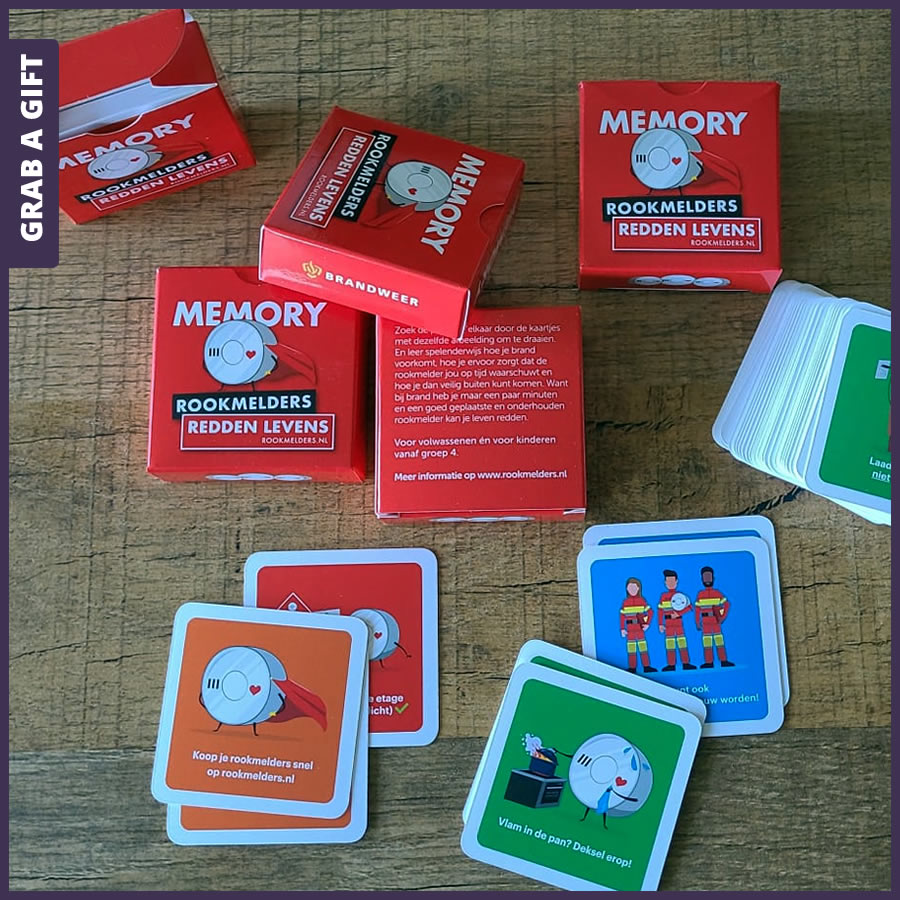 Vouwen Beneden afronden Leninisme Grab a Gift - Memory spel met 48 kaartjes bedrukken als relatiegeschenk