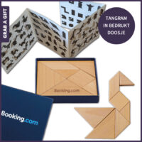 Tangram in Full Colour Bedrukt Doosje met Logo Gravering