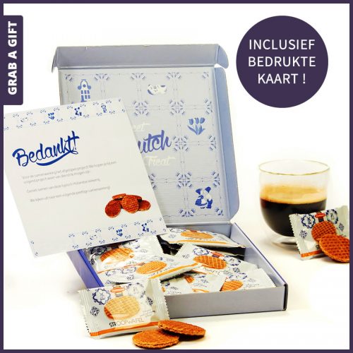 Grab a Gift - Hollands postpakket met 18 mini stroopwafels
