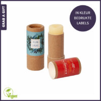 Lipcare Eco met een in kleur bedrukt etiket