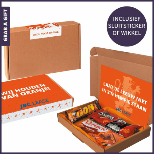 Grab a Gift Relatiegeschenken - GO LIONS brievenbusdoosje versturen