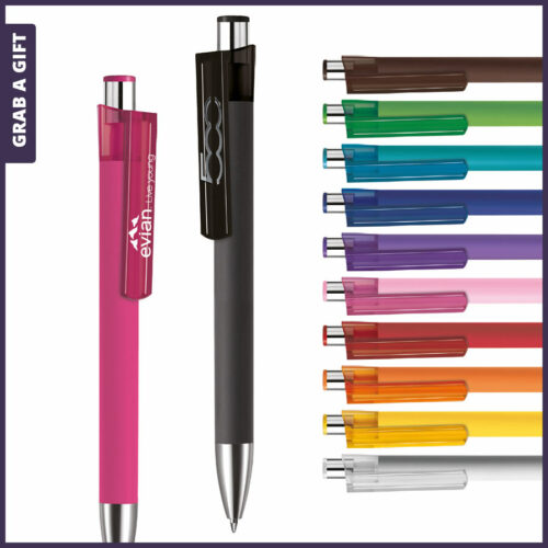 Grab a Gift - Logopen e-Rebel Soft met rondom bedrukking en logo op clip