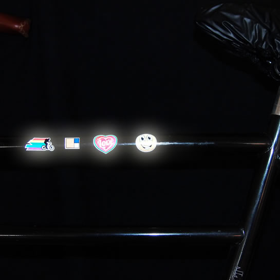 Grab a Gift Realtiegeschenken- Veilig in het verkeer met Reflecterende fietsstickers