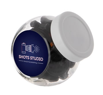 Mini glazen potje met 200 ml Gemengde Drop