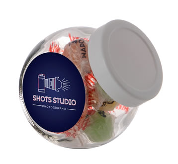 Mini glazen potje met 200 ml Napoleon Fruitmix
