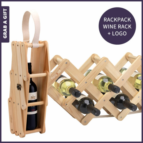 Wijnkistjes met logo - Rackpack Wine Rack