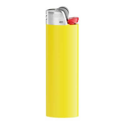 8G Geel - BIC® J26 AANSTEKER met logo opdruk