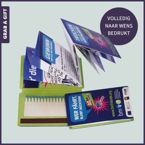 Lucifermapje FIRE & FLYER bedrukken met logo en reclame