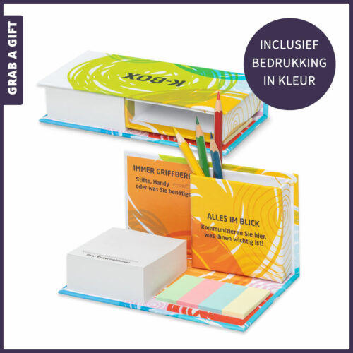 ECO K-Box met logo en reclame in kleur bedrukt