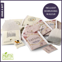 Mightea theezakje inclusief all-over bedrukking in kleur