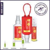 insectenwerende spray bedrukt met logo en reclame