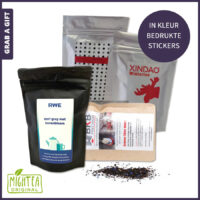 Gift Pouch Leaf Tea inclusief full colour bedrukte etiketten