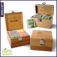 Mightea Bamboo Theeksitje met of zonder logo opdruk of gravering