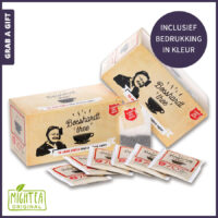 Mightea Classic theedoosje met 20 bedrukte theezakjes