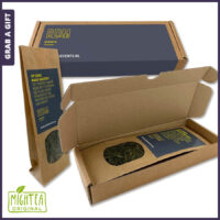 Mightea Kraft Mailbox & Kraft Paper Bag inlsuief bedrukte labels