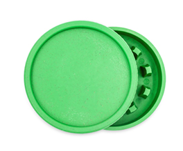 Groene hennep grinder bedrukken met logo