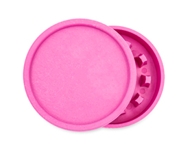 Roze hennep grinder bedrukken met logo