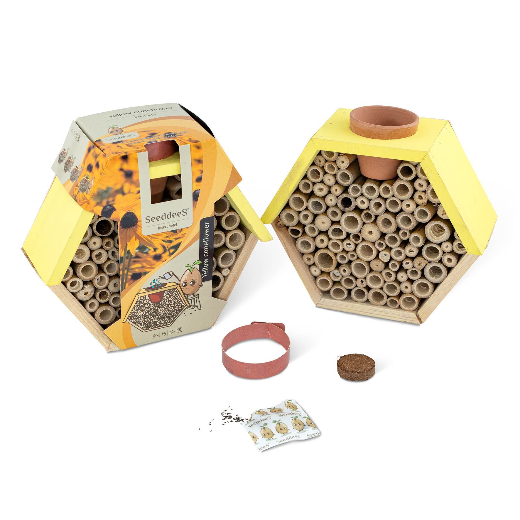 Inclusief aarde en zaadjes naar keuze