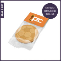Embossing koekje met bedrukt kopkaartje