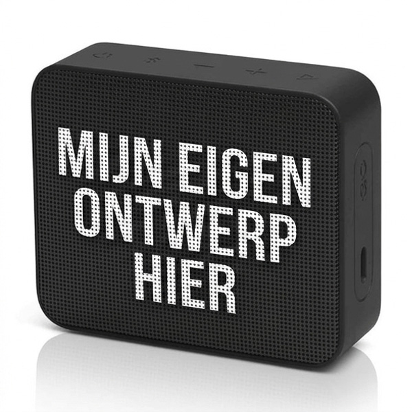 JBL Go Essential 2 Zwart met eigen bedrukking of logo opdruk in kleur