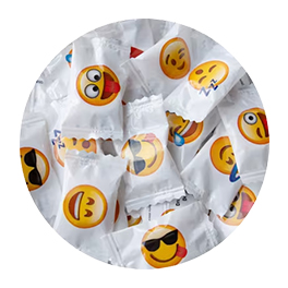 Vulling Emoji druivensuiker snoepjes