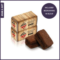 Milka brownie in full colour bedrukt doosje als promotioneel cadeautje