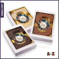 Chocoladeletter 200 gram in letter A t/m Z met bedrukte verpakking